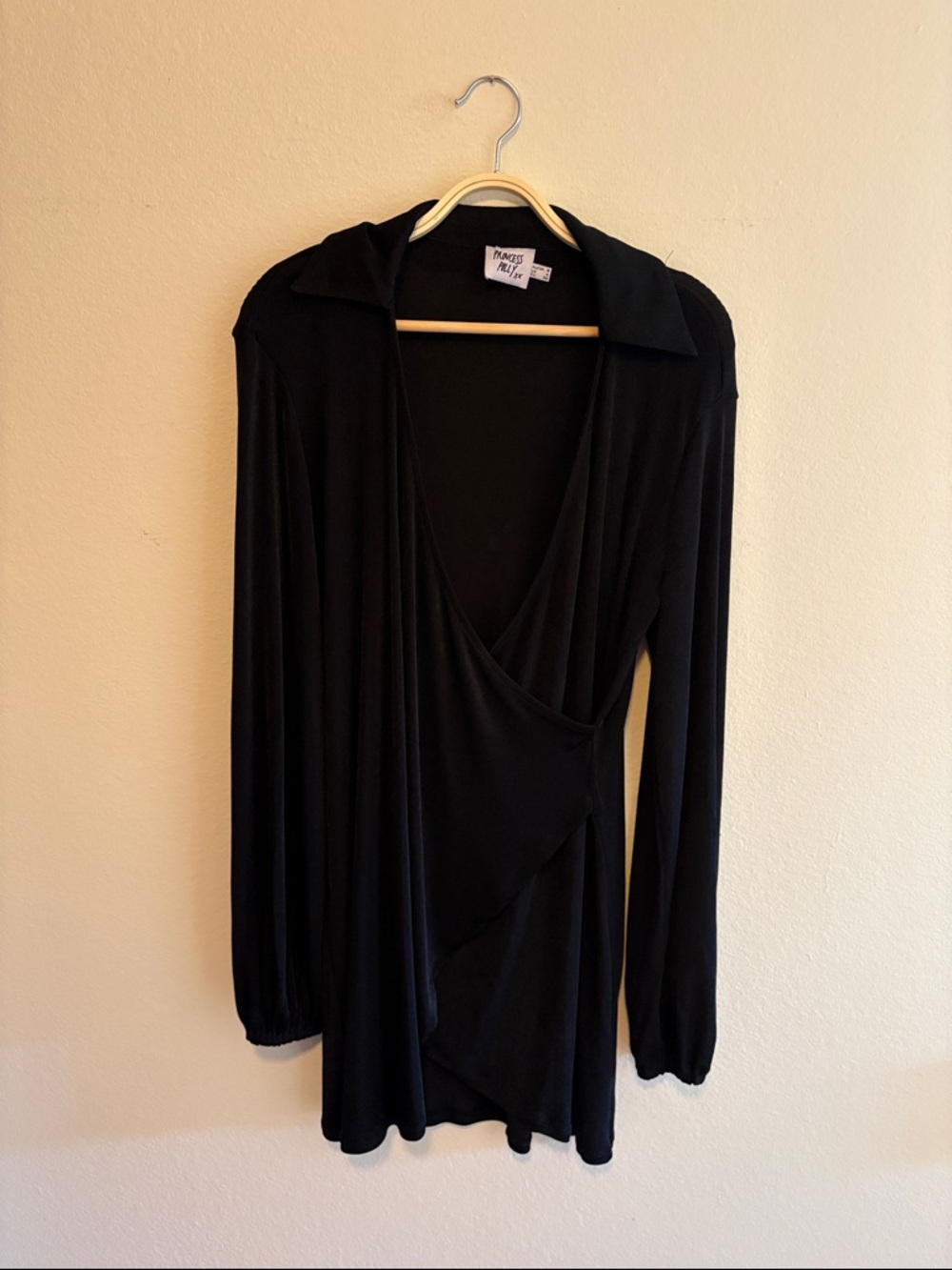 Princess Polly Collared Wrap Dress